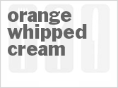 recipe for orange whipped cream