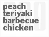 recipe for peach teriyaki barbecue chicken