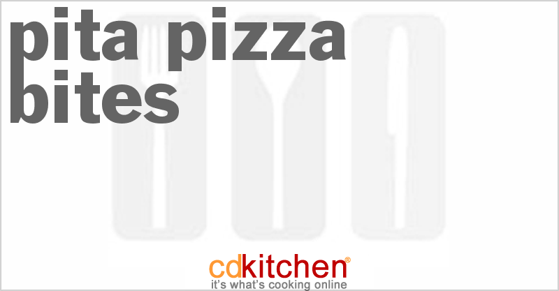 Pita Pizza Bites - CDKitchen.com