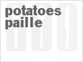 recipe for potatoes paille