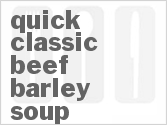 recipe for quick classic beef barley soup
