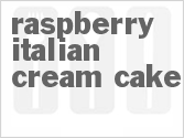 recipe for raspberry italian cream cake