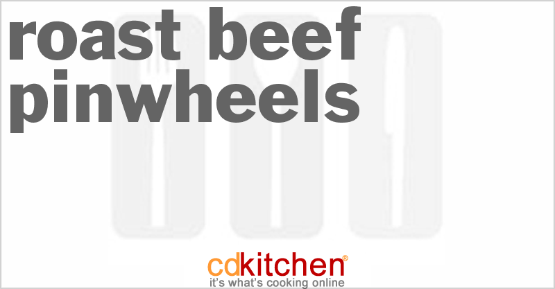 Roast Beef Pinwheels - CDKitchen.com