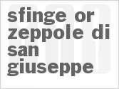 recipe for sfinge or zeppole di san giuseppe