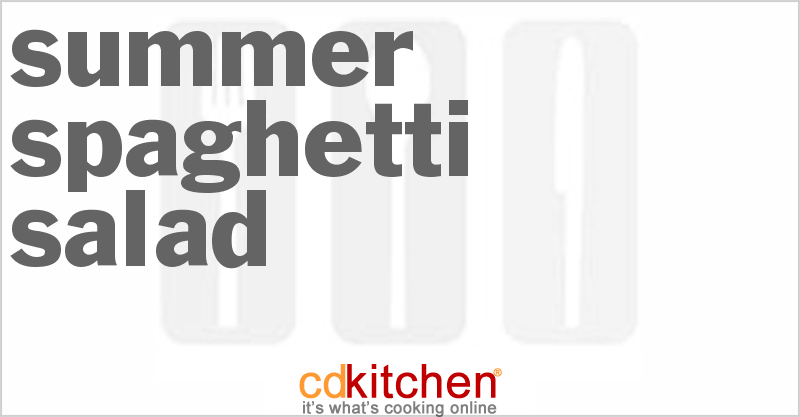 Summer Spaghetti Salad - CDKitchen.com