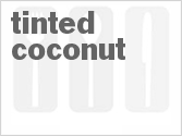 recipe for tinted coconut