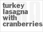recipe for turkey lasagna with cranberries