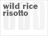 recipe for wild rice risotto