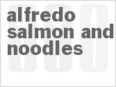 recipe for alfredo salmon and noodles