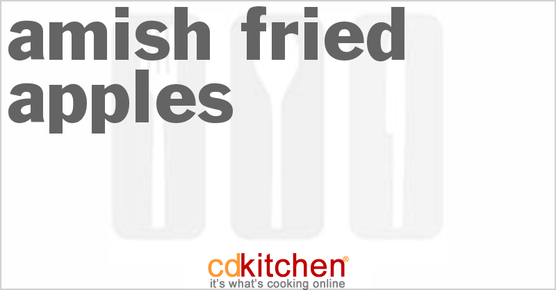 Amish Fried Apples - CDKitchen.com