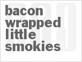 recipe for bacon-wrapped little smokies
