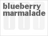 recipe for blueberry marmalade