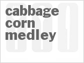 recipe for cabbage-corn medley