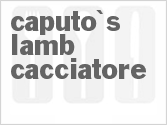 recipe for caputo's lamb cacciatore