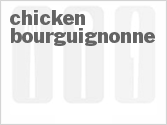 recipe for chicken bourguignonne