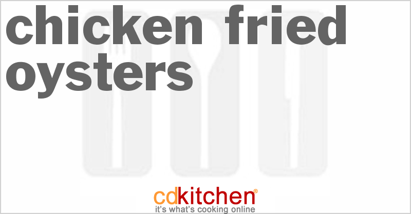 Chicken-Fried Oysters - CDKitchen.com