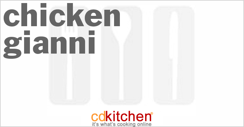Chicken Gianni - CDKitchen.com