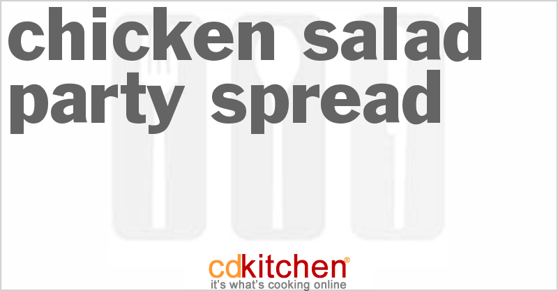 Chicken Salad Party Spread - CDKitchen.com