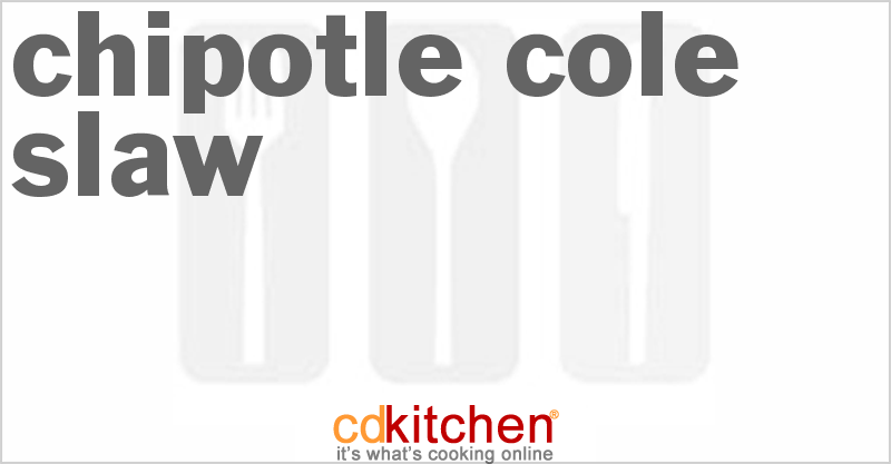 Chipotle Cole Slaw - CDKitchen.com