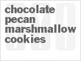 recipe for chocolate pecan marshmallow cookies