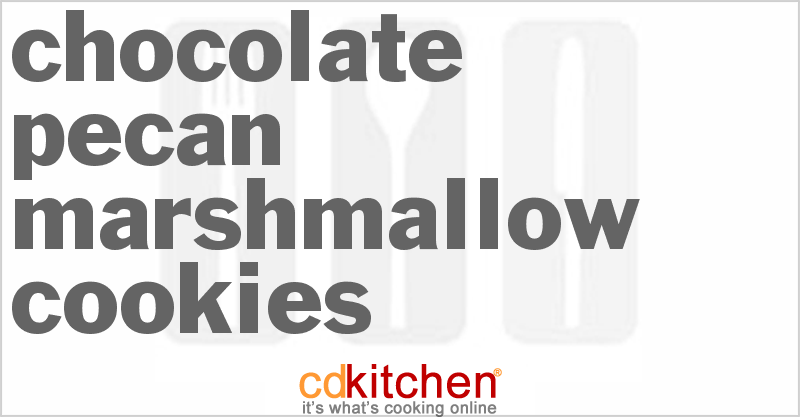 Chocolate Pecan Marshmallow Cookies - CDKitchen.com