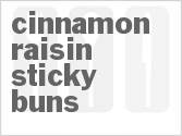 recipe for cinnamon raisin sticky buns