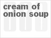 recipe for cream of onion soup