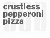 recipe for crustless pepperoni pizza