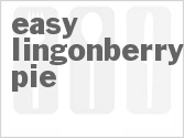 recipe for easy lingonberry pie