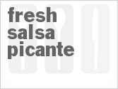 recipe for fresh salsa picante