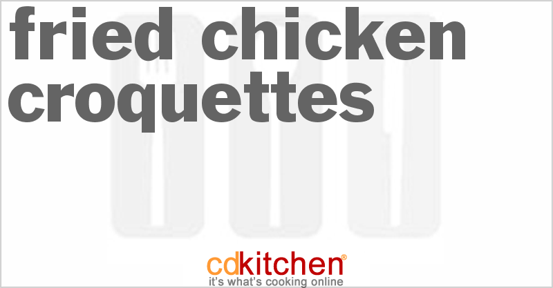 Fried Chicken Croquettes (Coxinha) - CDKitchen.com
