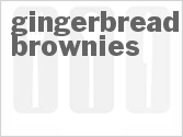 recipe for gingerbread brownies
