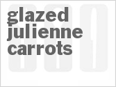recipe for glazed julienne carrots