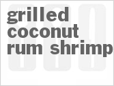 recipe for grilled coconut-rum shrimp