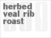 recipe for herbed veal rib roast