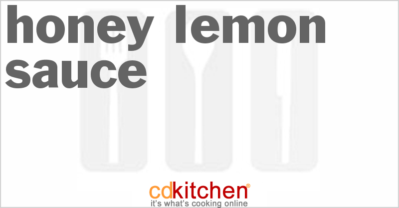 Honey-Lemon Sauce - CDKitchen.com