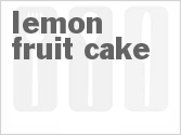 recipe for lemon fruit cake