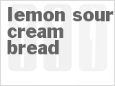 recipe for lemon sour cream bread