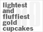 recipe for lightest and fluffiest gold cupcakes