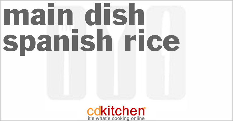Main Dish Spanish Rice - CDKitchen.com
