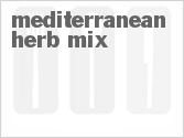 recipe for mediterranean herb mix