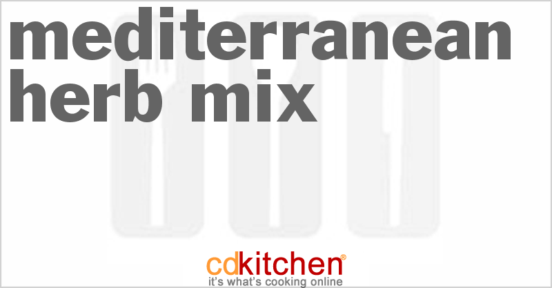 Mediterranean Herb Mix - CDKitchen.com