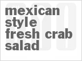 recipe for mexican-style fresh crab salad