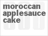 recipe for moroccan applesauce cake