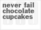recipe for never fail chocolate cupcakes