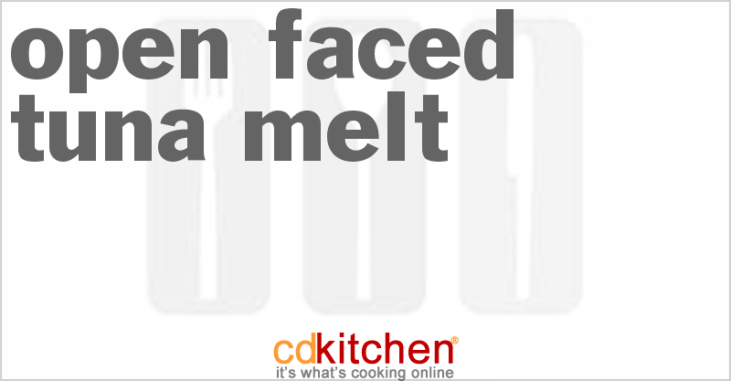 Open-Faced Tuna Melt - CDKitchen.com