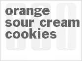 recipe for orange sour cream cookies