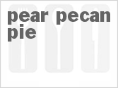 recipe for pear pecan pie