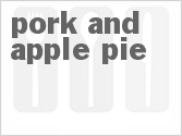 recipe for pork and apple pie