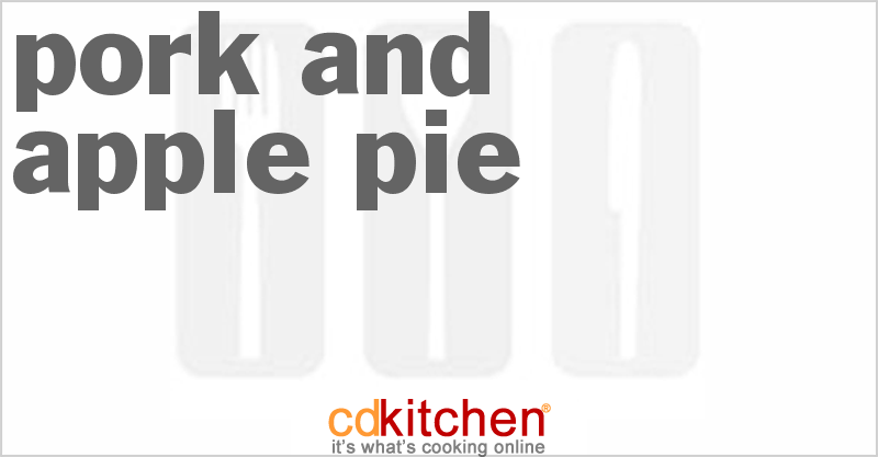 Pork and Apple Pie - CDKitchen.com